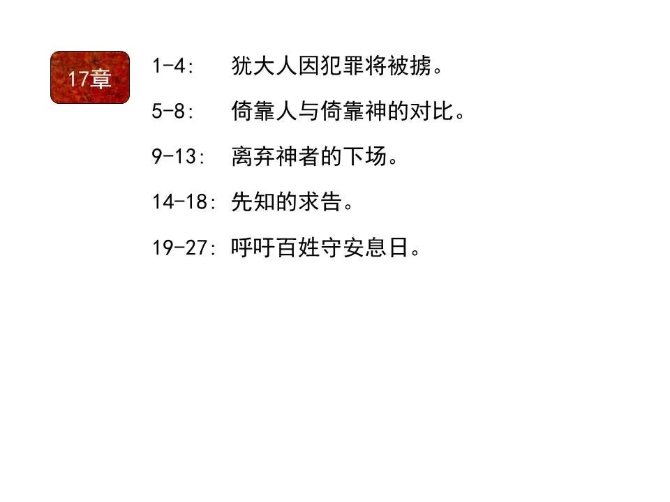 圣经图表——《耶利米书》上(图33) 圣经图表——《耶利米书》上(图33)