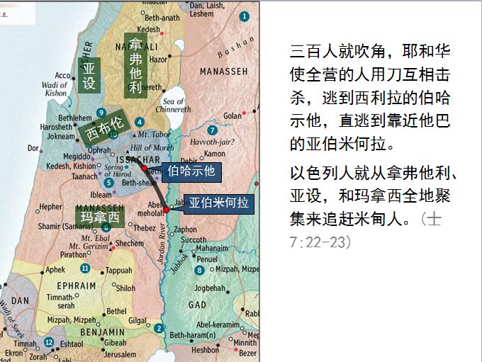 旧约圣经图表——士师记(图25) 旧约圣经图表——士师记(图25)