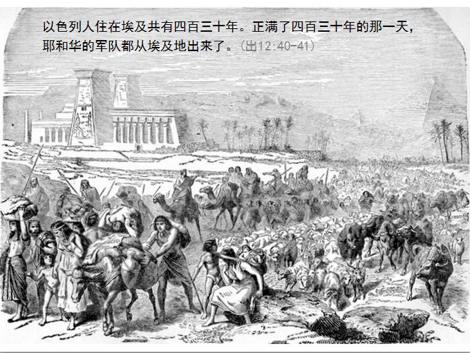旧约圣经图表——出埃及记(图17) 旧约圣经图表——出埃及记(图17)